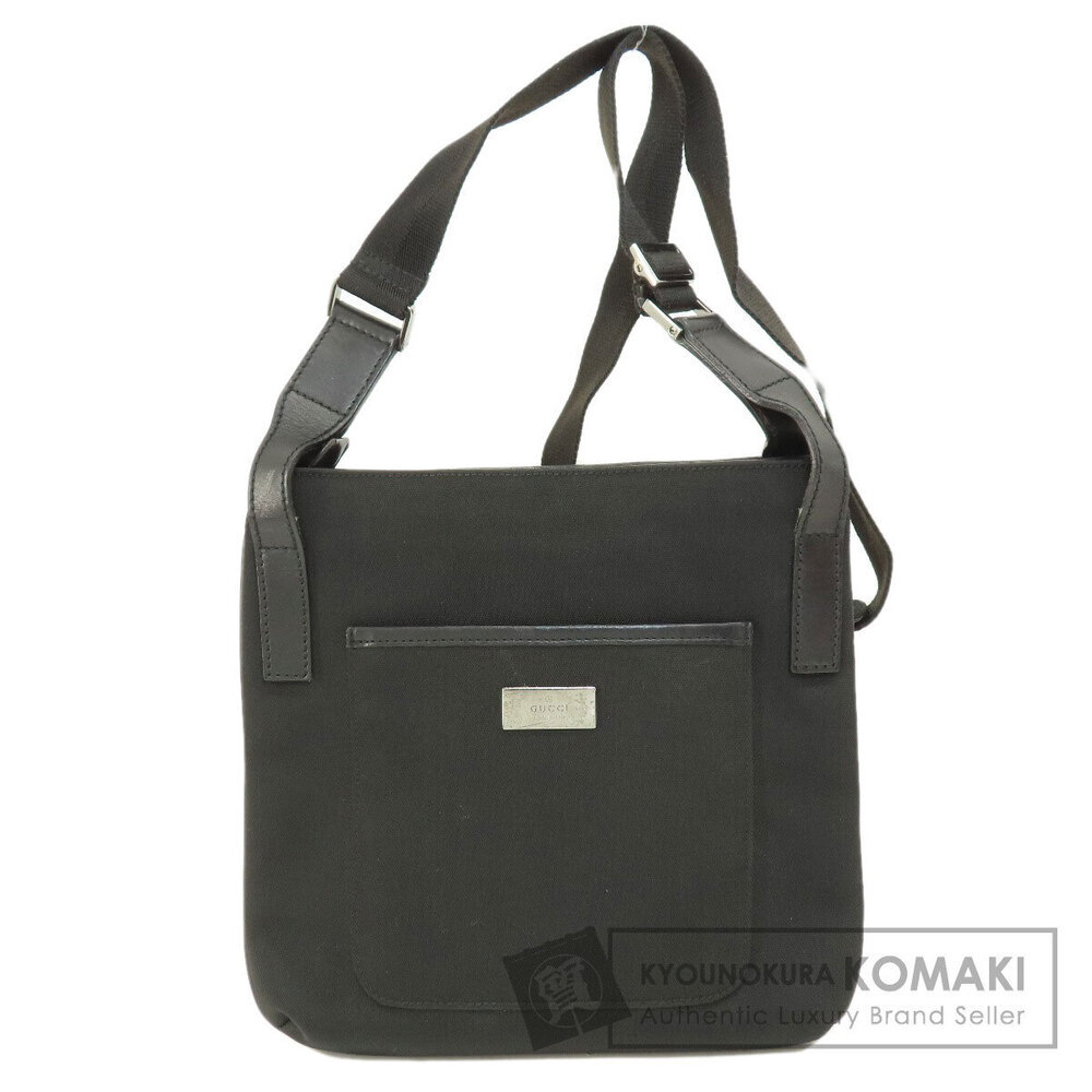 Gucci Logo Shoulder Bag Canvas